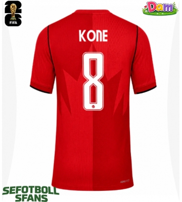 Kanada Ismael Kone #8 Hemmatröja Kvinnor VM 2026 Kortärmad